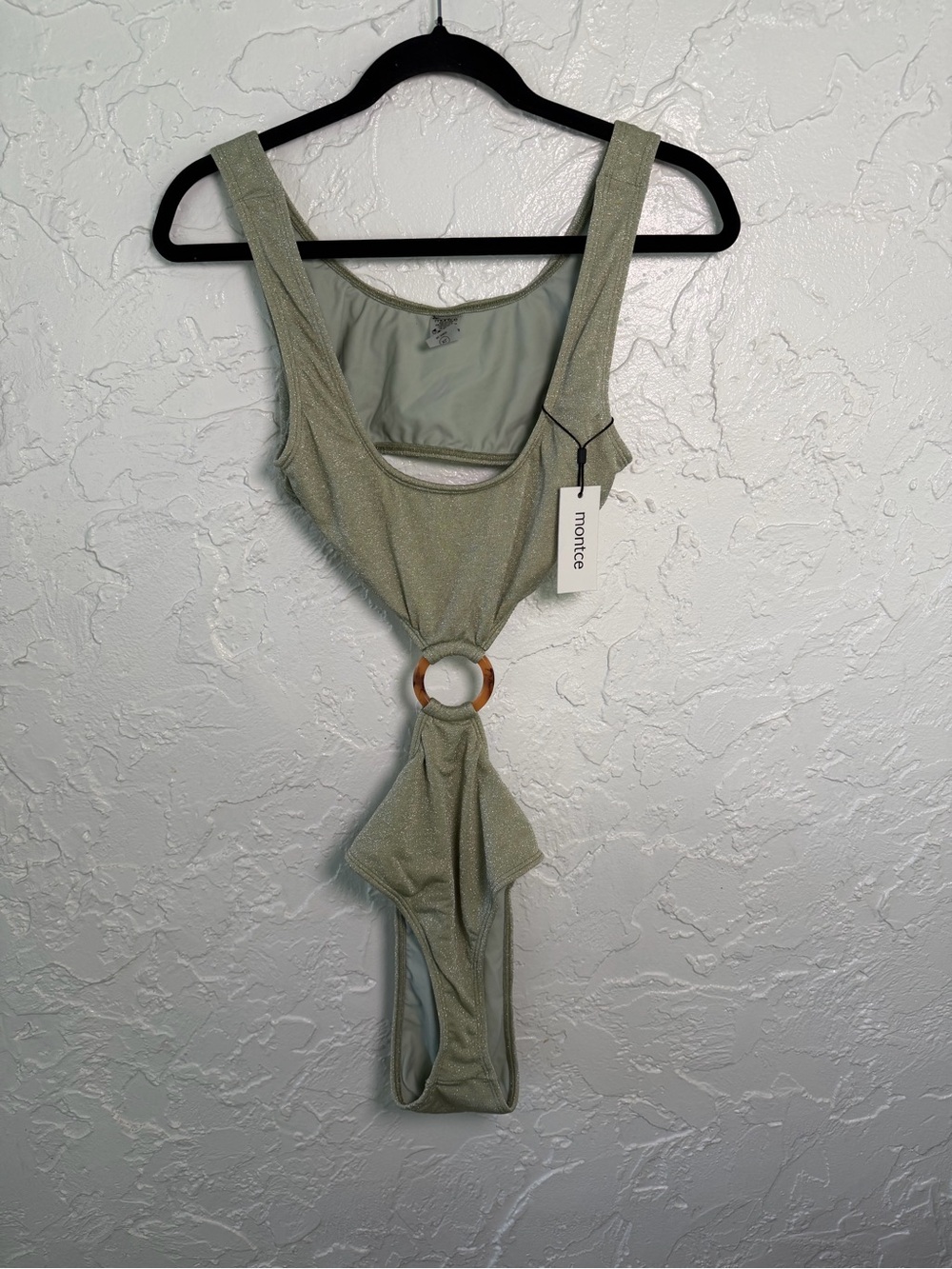 Montce Jade Sparkle Ring-Front One-Piece Swimsuit